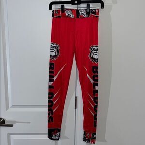 University of Georgia UGA Bulldogs Stretch Lycra Sexy Athens Tights Yoga Pants S